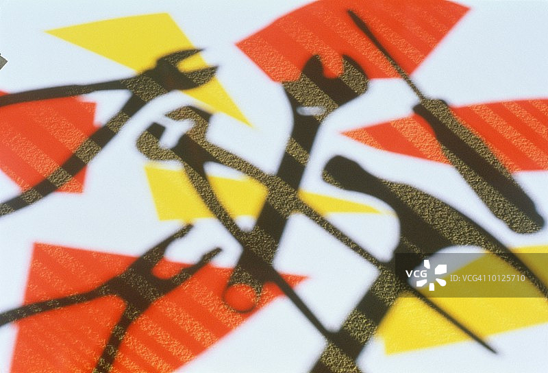 工具的阴影图片素材