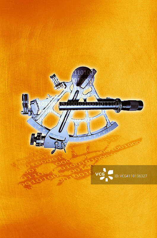 数字六分仪图片素材