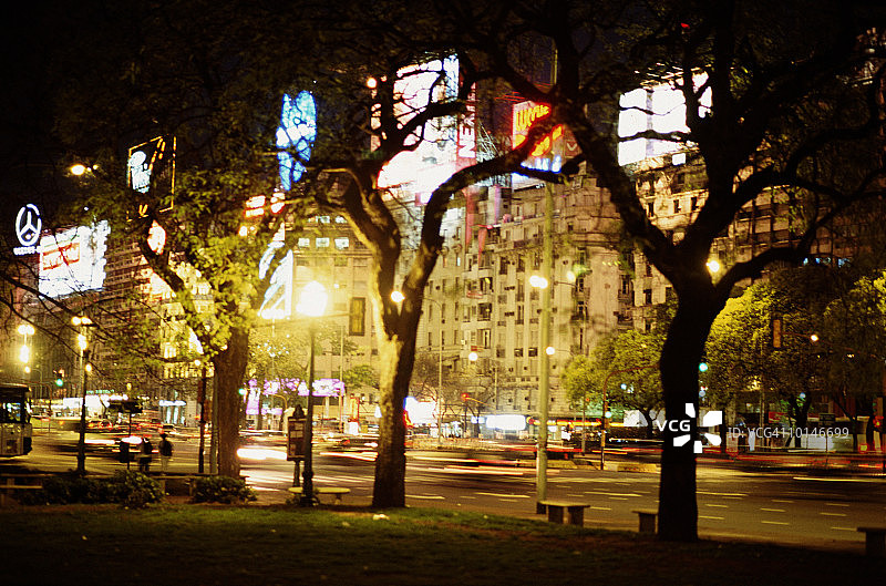 阿根廷布宜诺斯艾利斯七月九日大道图片素材