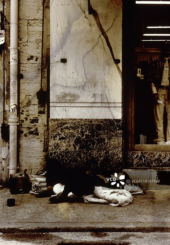 法国蒙彼利埃的流浪者图片素材