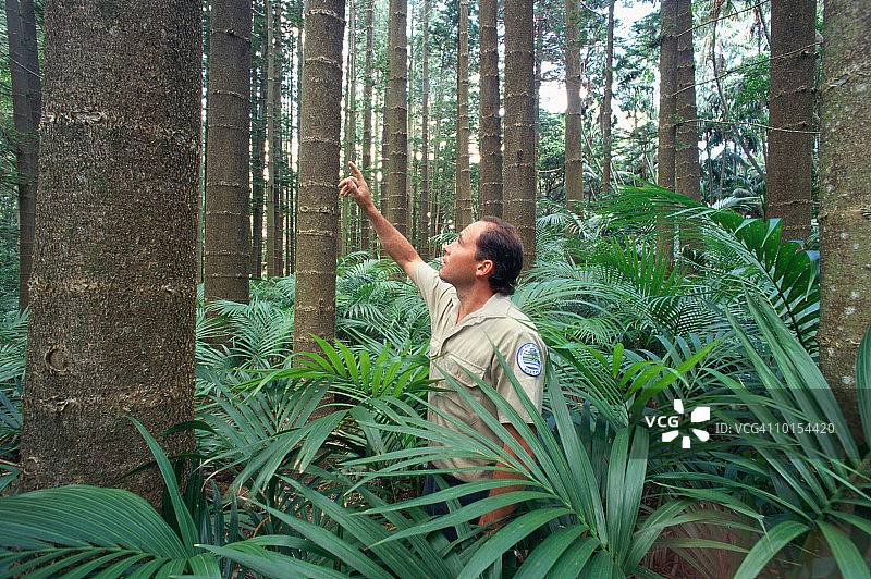 史蒂文斯保护区的巡逻员迪恩·希斯科克斯图片素材