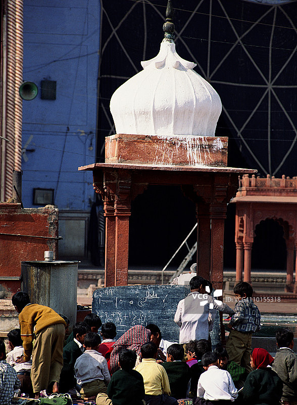 印度阿格拉贾玛清真寺图片素材