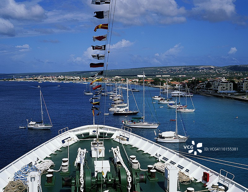 邮轮，克拉伦代克，博内尔图片素材