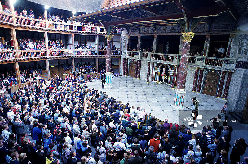 英国伦敦：环球剧场图片素材