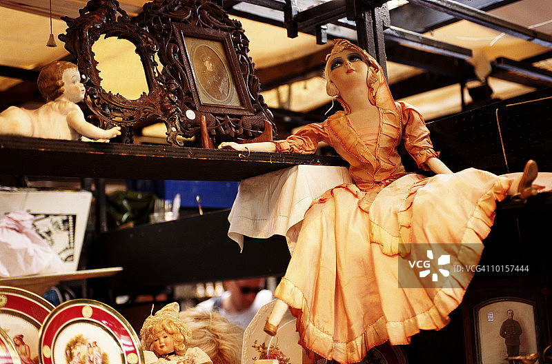 英国伦敦波多贝罗路市场图片素材