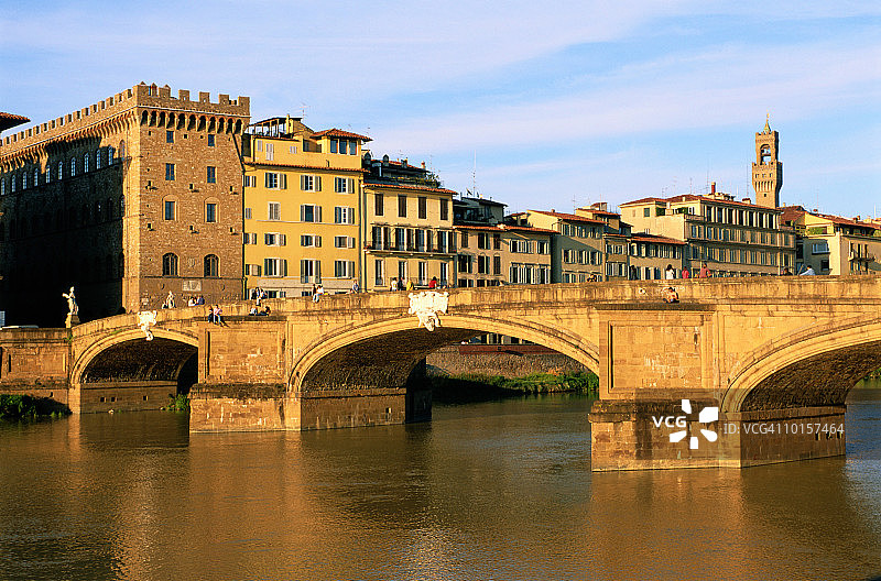 意大利佛罗伦萨圣三一桥图片素材