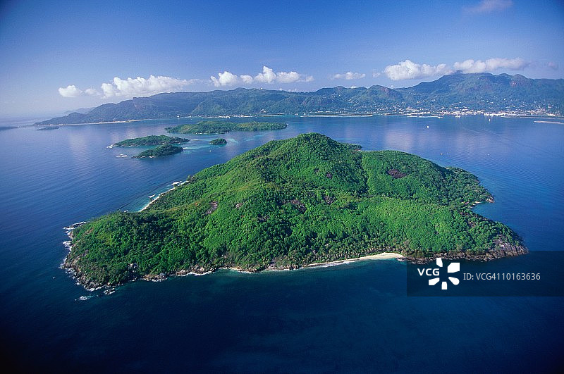圣安妮岛，印度洋，塞舌尔图片素材
