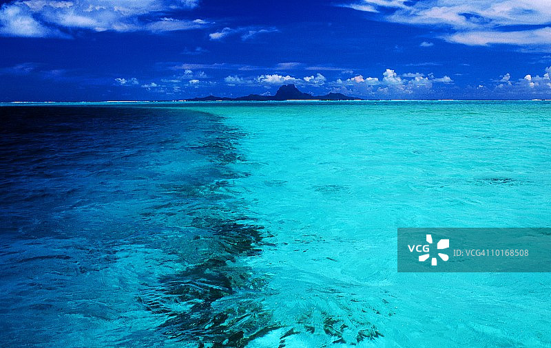 法属波利尼西亚，波拉波拉岛图片素材