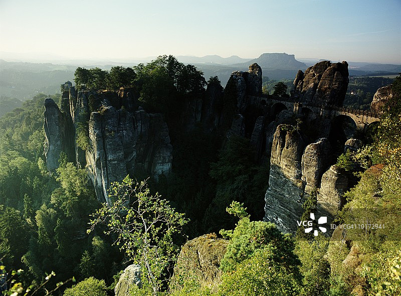 德国萨克森瑞士要塞图片素材