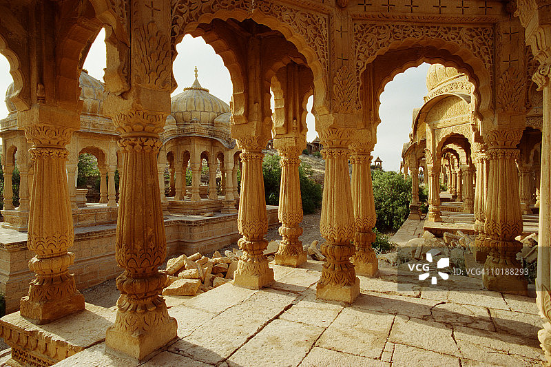 印度巴达巴格的纪念碑图片素材