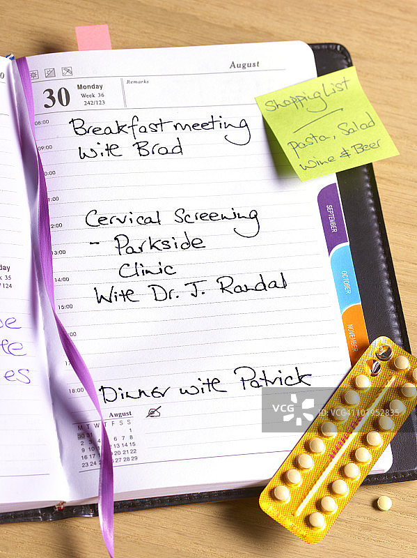 宫颈筛查日记图片素材