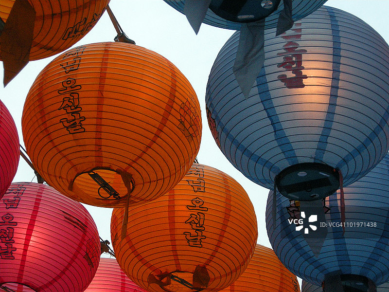 一组灯笼图片素材