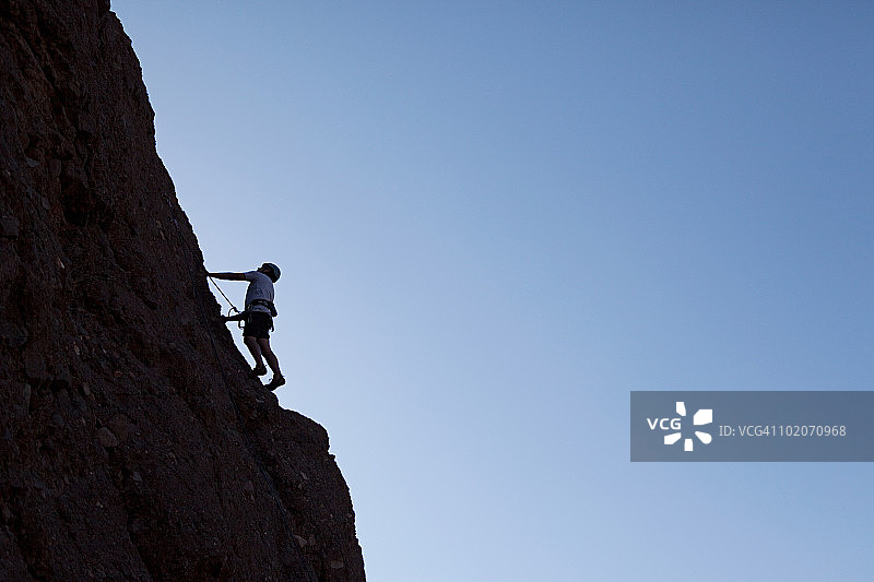 攀岩者图片素材