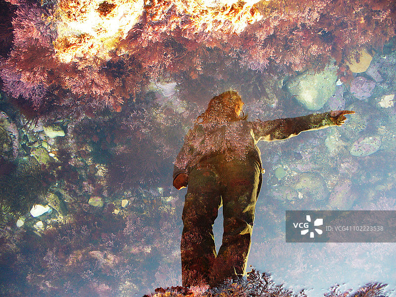 伊甸园的倒影图片素材