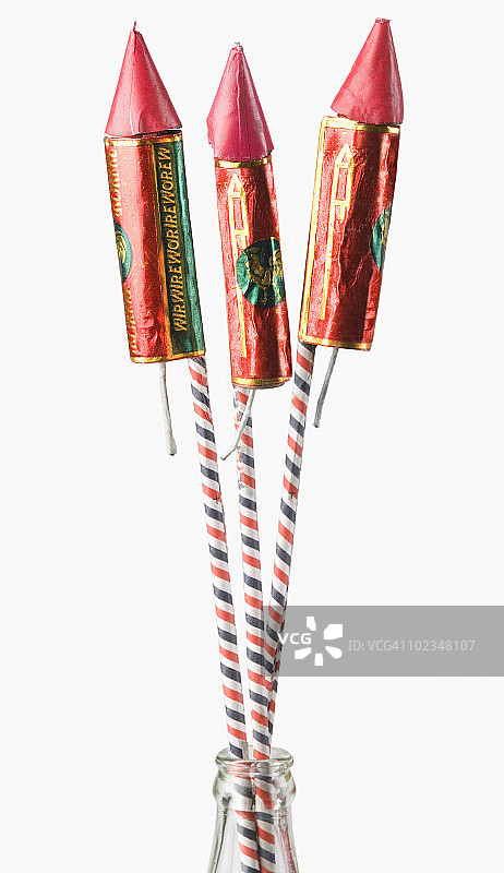 瓶装火箭的特写图片素材