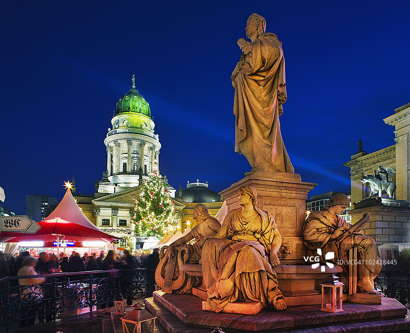 御林广场圣诞市场图片素材