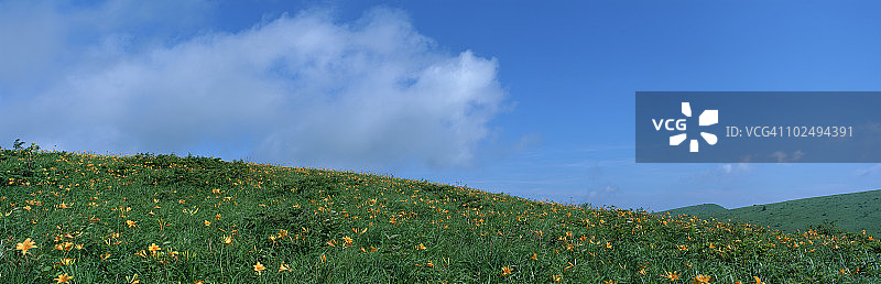 日本长野县诹访市雾峰高地图片素材