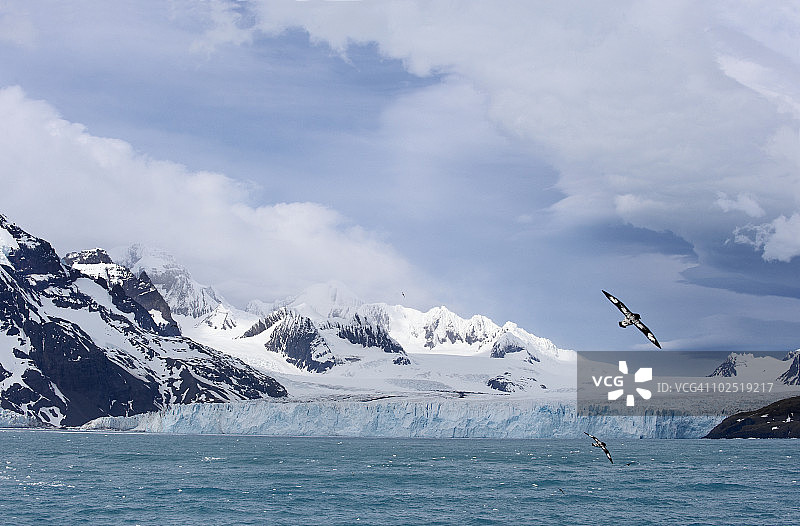 南乔治亚冰川图片素材
