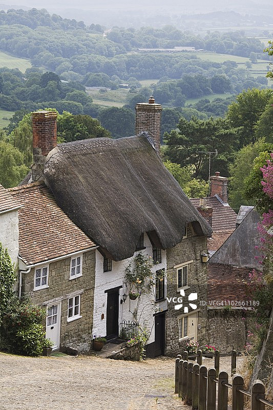 英国多塞特郡的金山图片素材