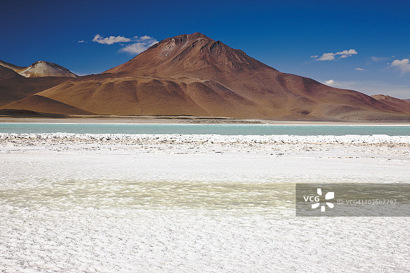 Laguna Verde的绿水图片素材