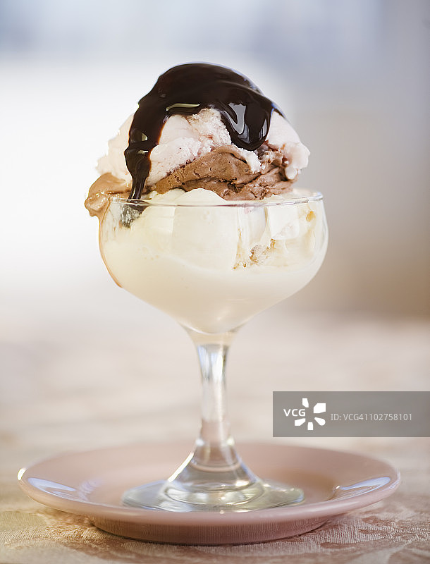 圣代冰淇淋图片素材