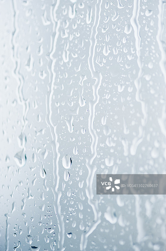 窗户上的雨滴图片素材