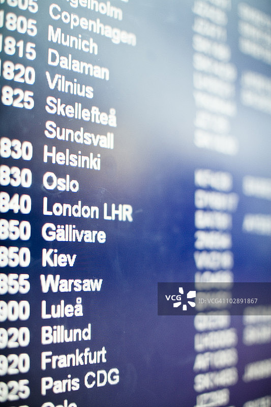 机场指示牌图片素材