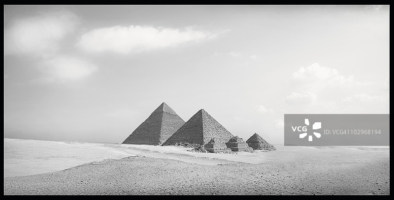 金字塔全景图片素材