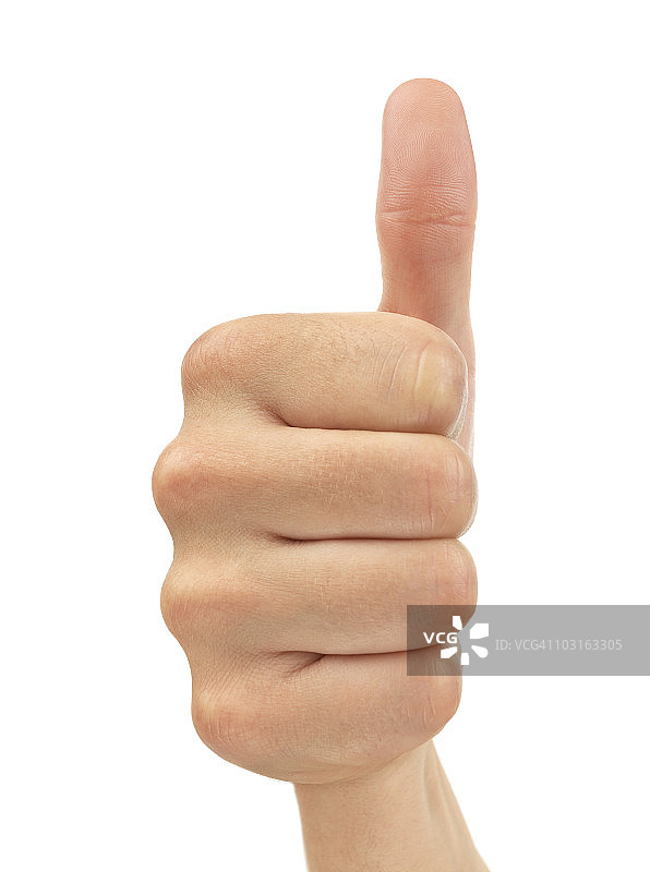 手势：拇指向上图片素材