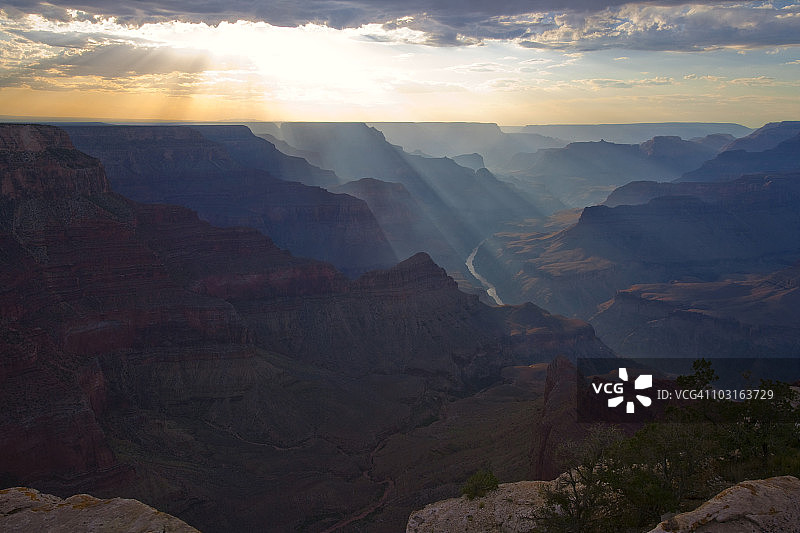 亚利桑那州莫哈维点的大峡谷图片素材