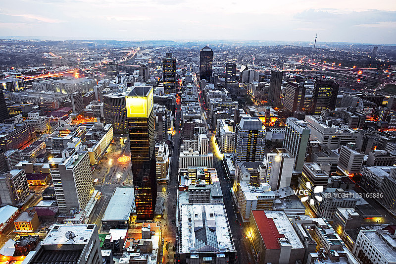 约翰内斯堡天际线图片素材