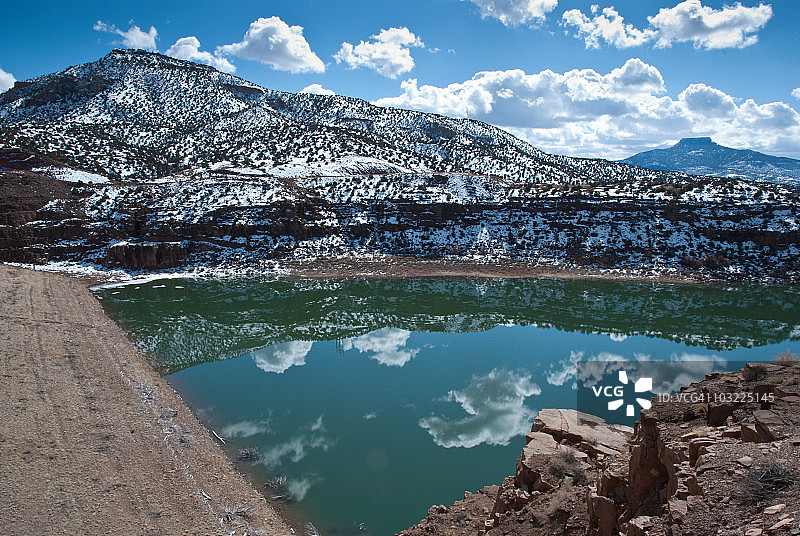 阿比丘湖图片素材
