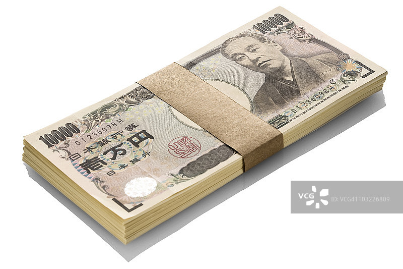 一万元人民币钞票图片素材