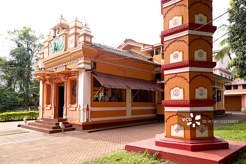 旧果阿外的印度教寺庙图片素材