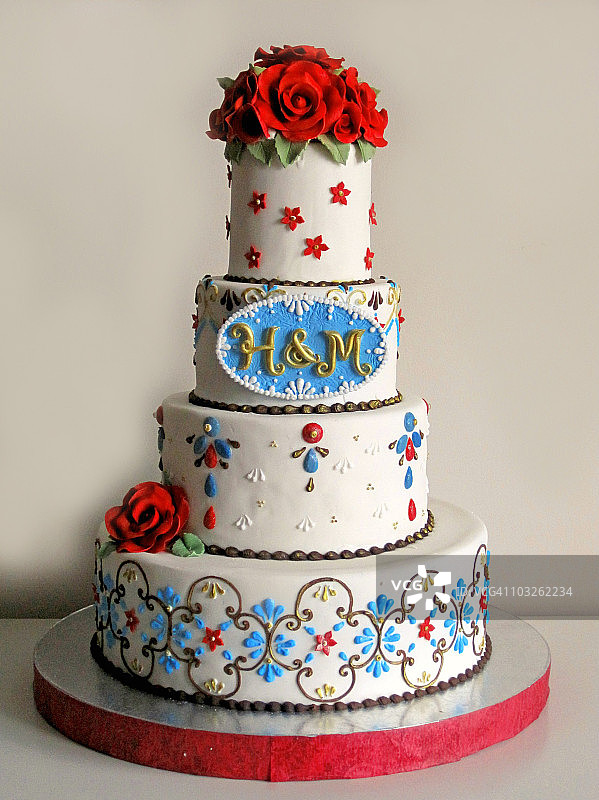 印度婚礼蛋糕图片素材