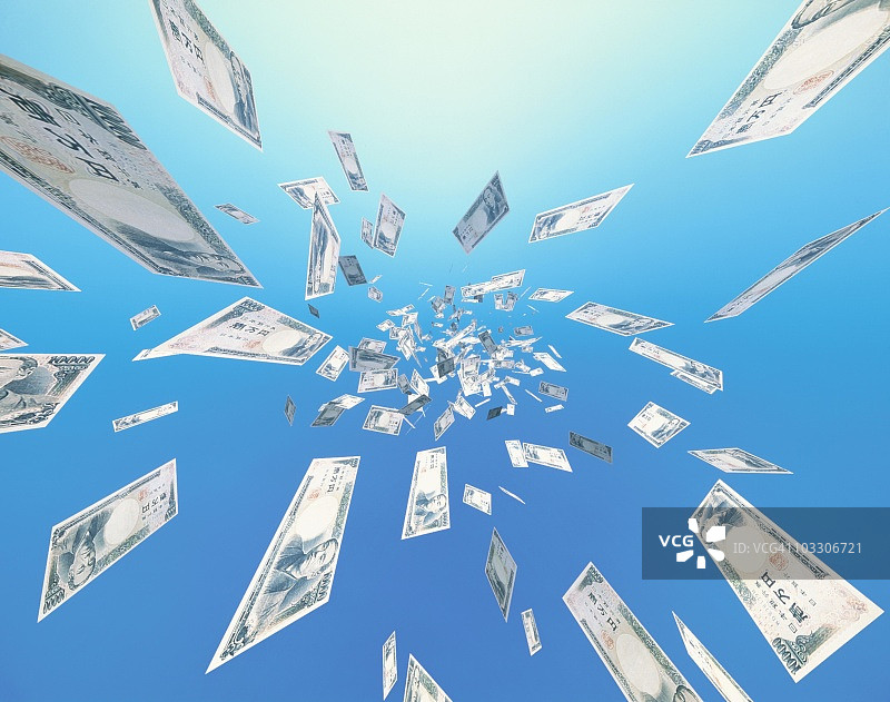 日本纸币图片素材