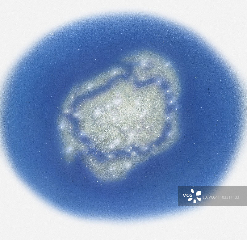 星系插画图片素材