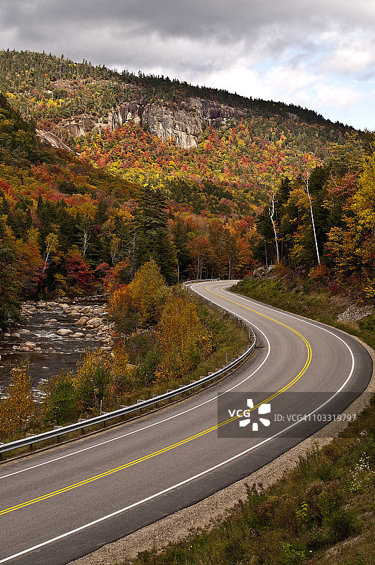 新罕布什尔州的公路图片素材