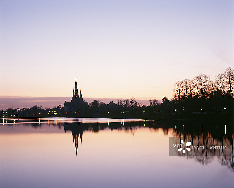 英国斯塔福德郡利奇菲尔德图片素材