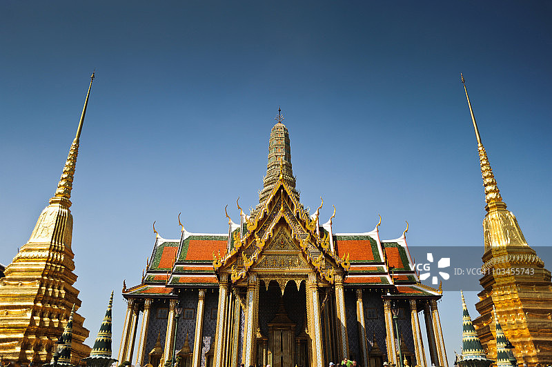 泰国曼谷大皇宫皇家万神殿图片素材