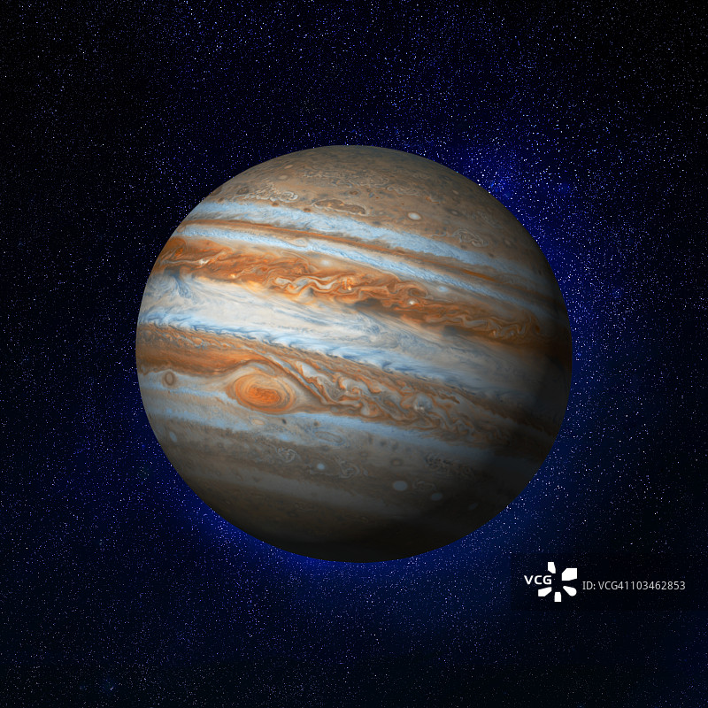 木星与星辰图片素材