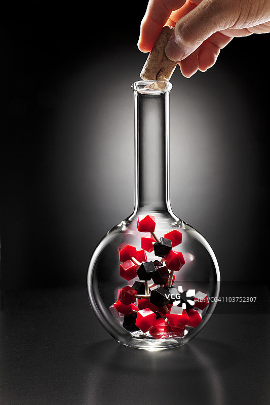 管中的CO2图片素材