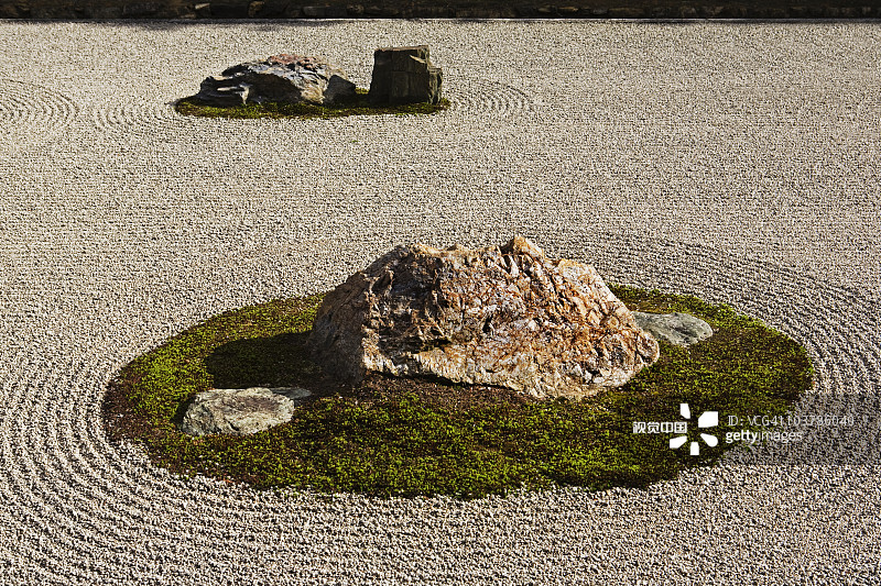 龙安寺石庭图片素材