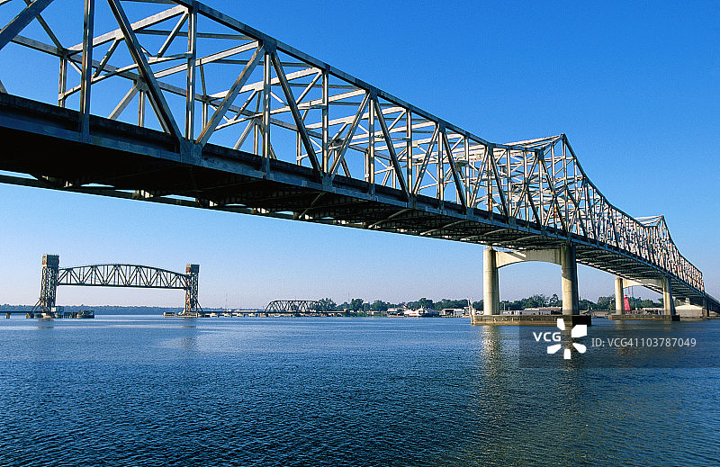 密西西比河大桥图片素材