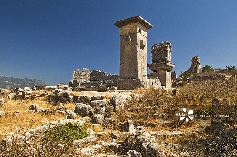 桑托斯剧院的利西亚石棺图片素材