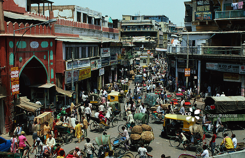 老德里的十字路口图片素材