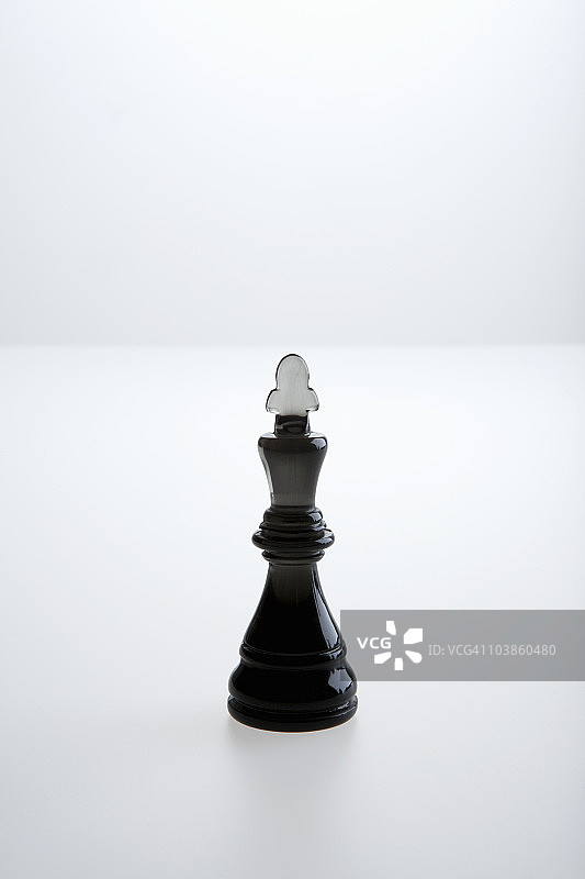 黑色象棋中的马（国王）图片素材