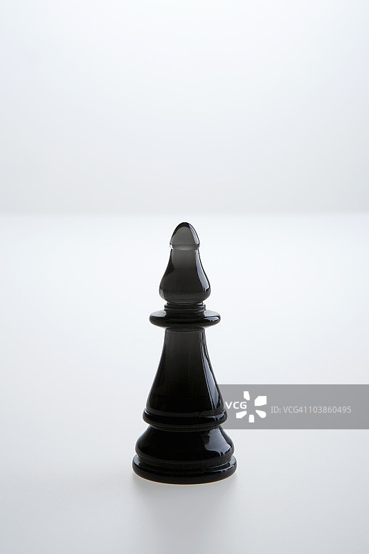 黑色国际象棋的马（主教）图片素材