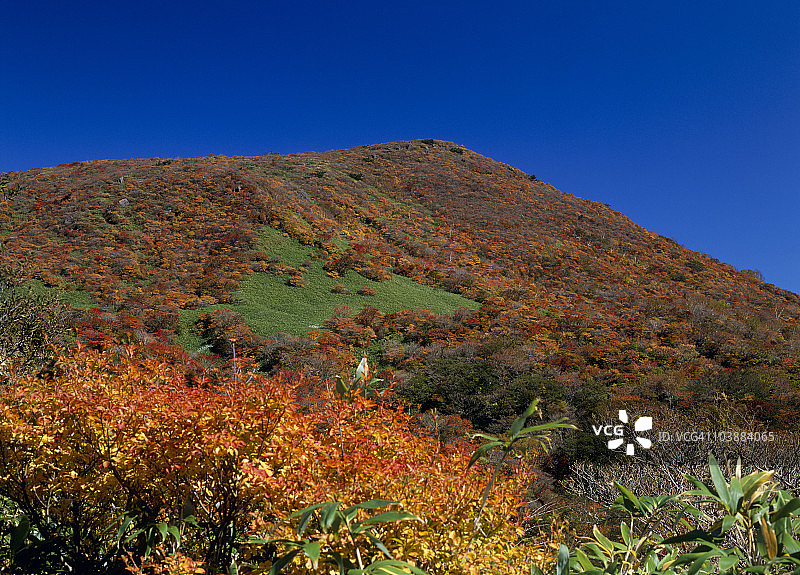 日本栃木县那须町的Kimen山图片素材