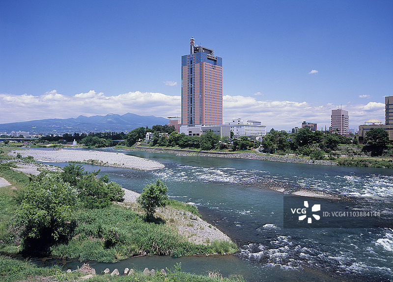 日本群马县前桥市群马县厅图片素材